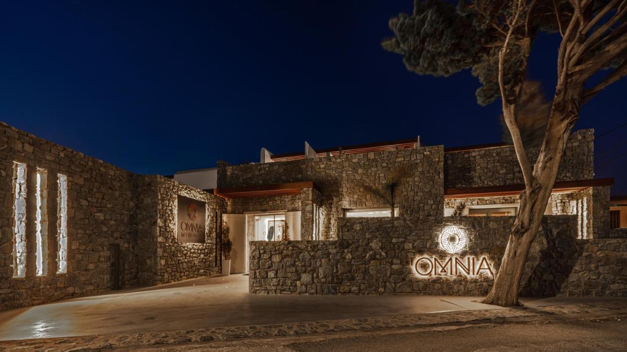 Omnia Mykonos Boutique Hotel & Suites Ornos  Exterior foto